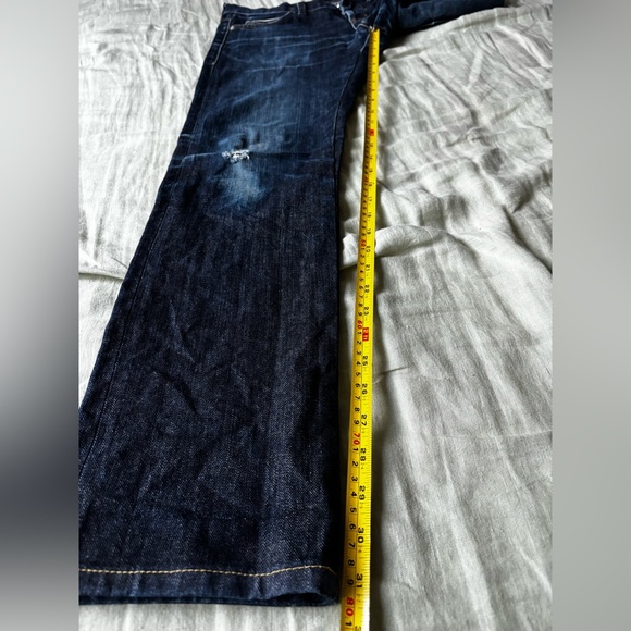 Naked & Famous Denim Men's 32 Skinny Guy Raw Selvedge 100% Cotton Straight Jeans - Picture 10 of 15